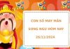 Con số tài lộc cung Song Ngư ngày 26/11/2024 hôm nay phát lộc