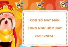 Con số tài lộc cung Song Ngư ngày 26/11/2024 hôm nay phát lộc